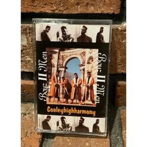 Boyz II Men Cooleyhighharmony Cassette Tape 1991 Motown MOTC-6320 R&B Soul